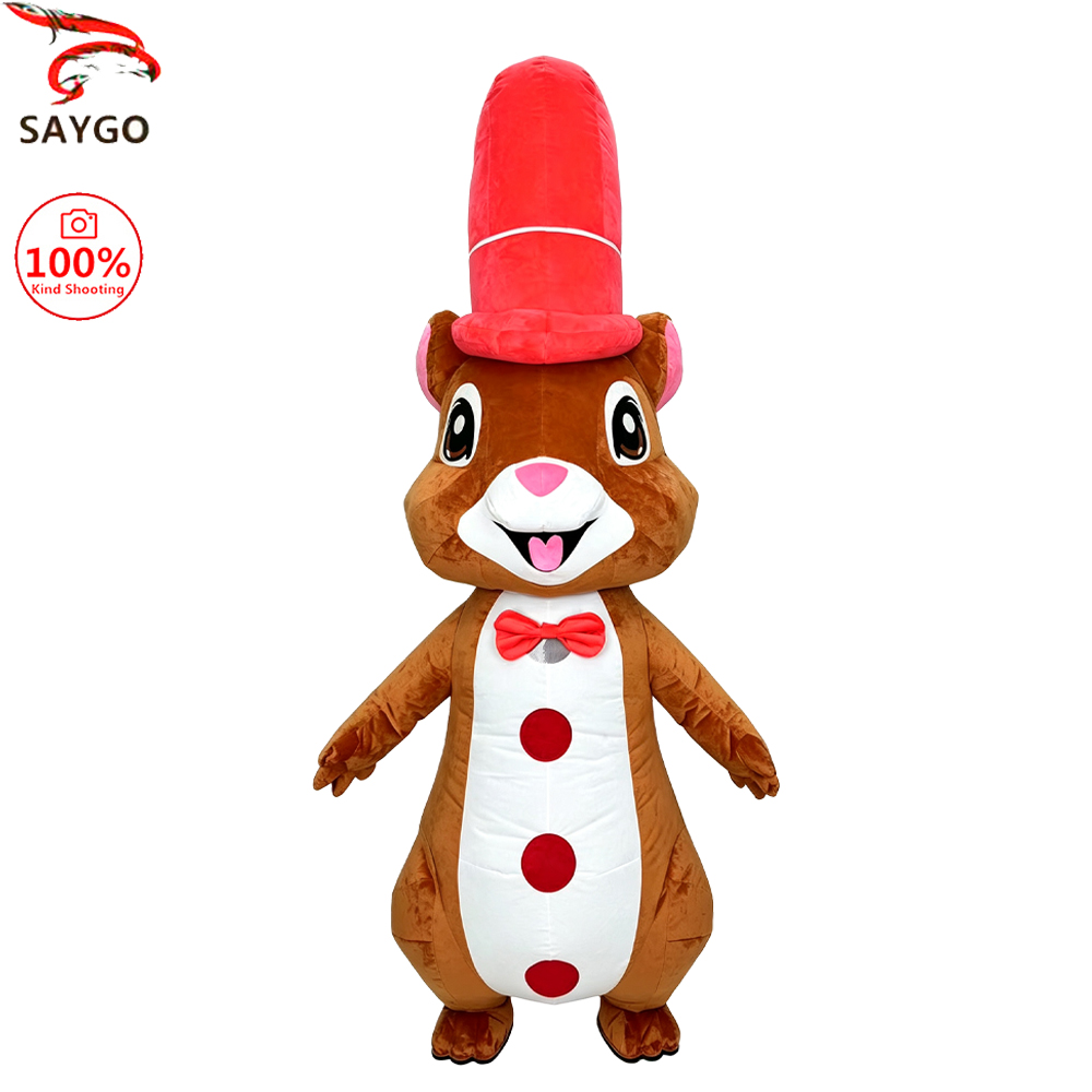 SAYGO Red Hat Squirrel Inflata - đánh giá và giá Event Party