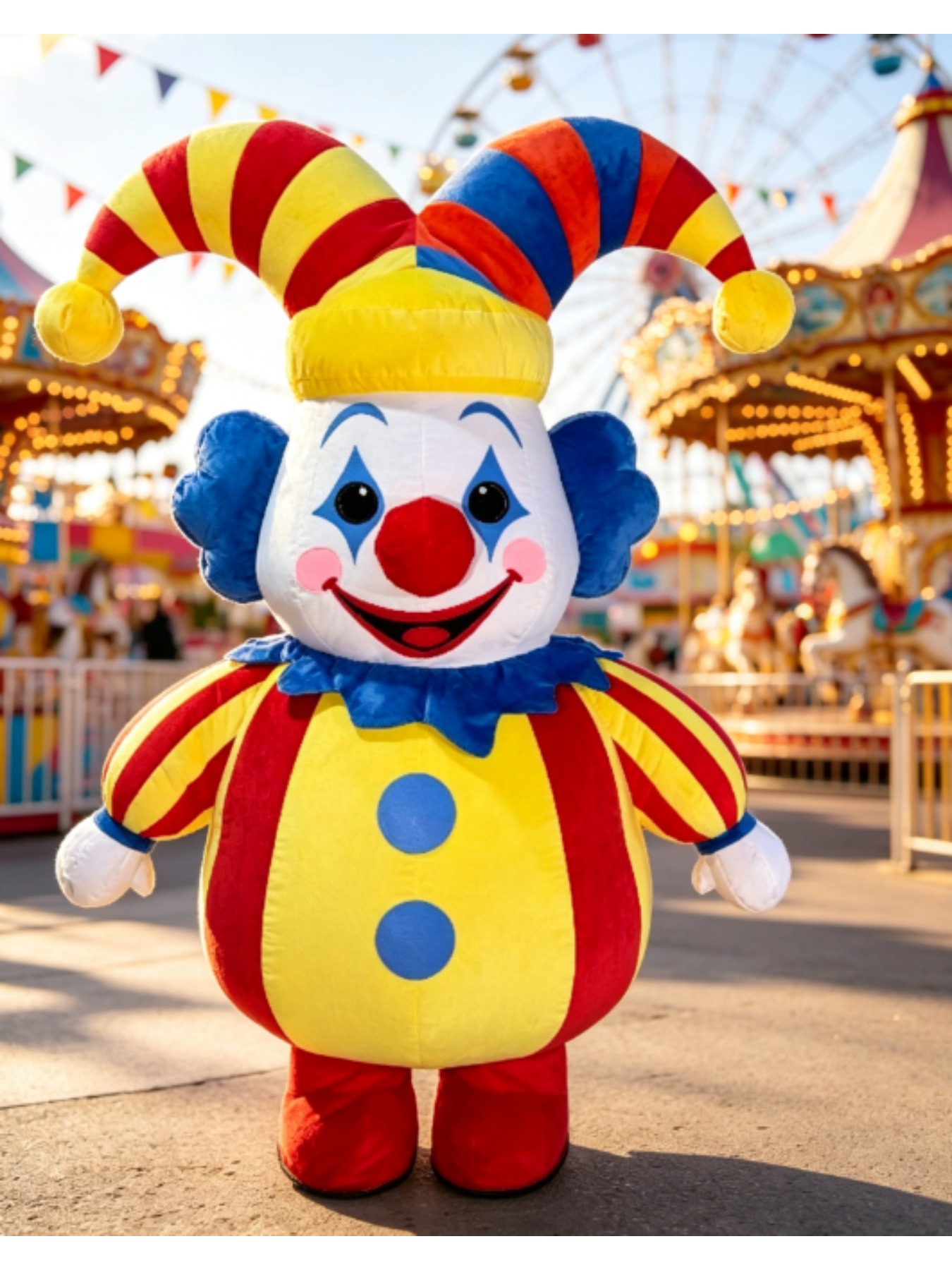 Inflatable Circus Clown Mascot - đánh giá và giá Event Party