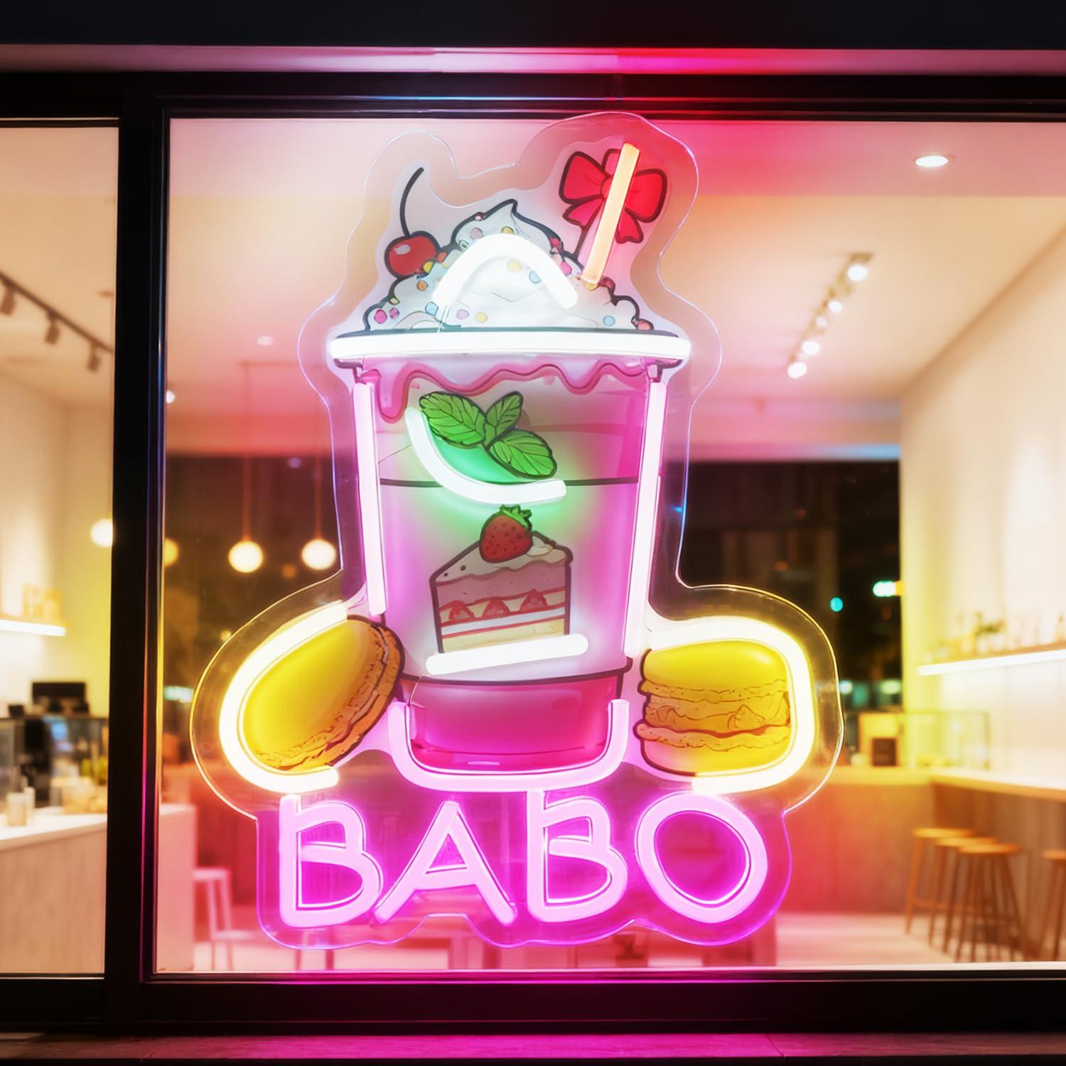 Boba Neon Sign Light Up Bubble - đánh giá và giá Neon Sign Party