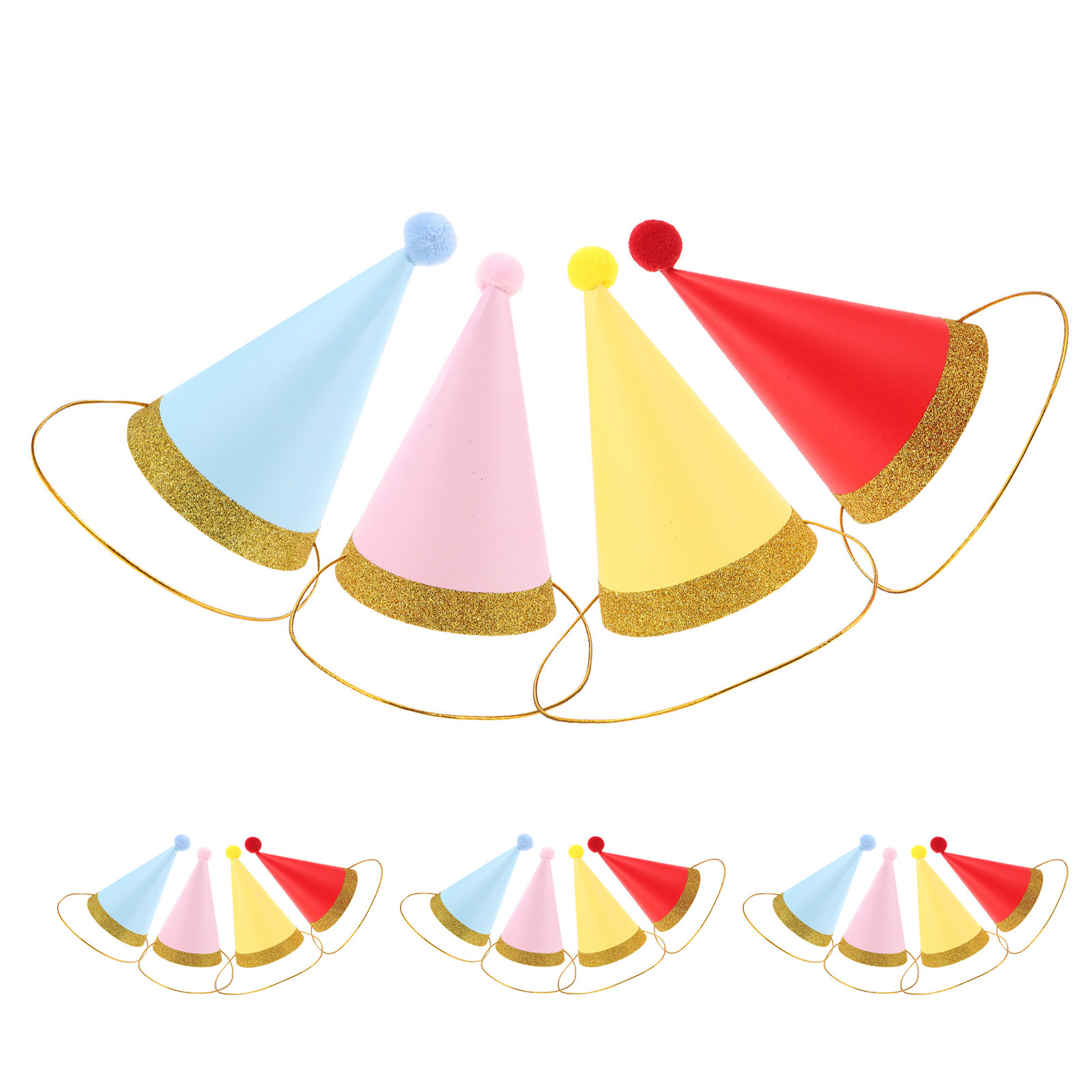 16Pcs Pet Birthday Hat Comfort - đánh giá và giá Party Hat Cone
