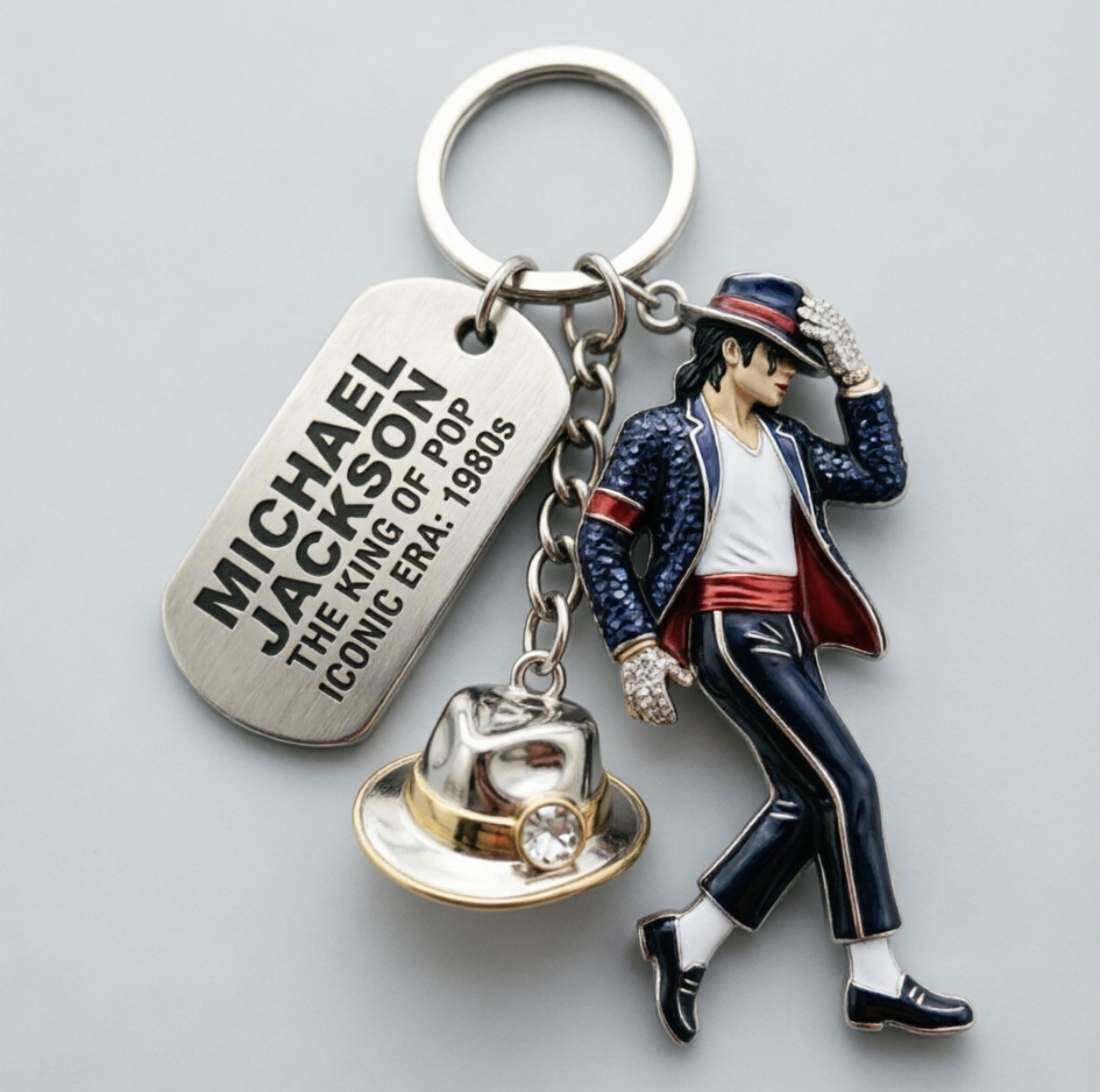 Michael Jackson Keychain Backp - đánh giá và giá Event Party