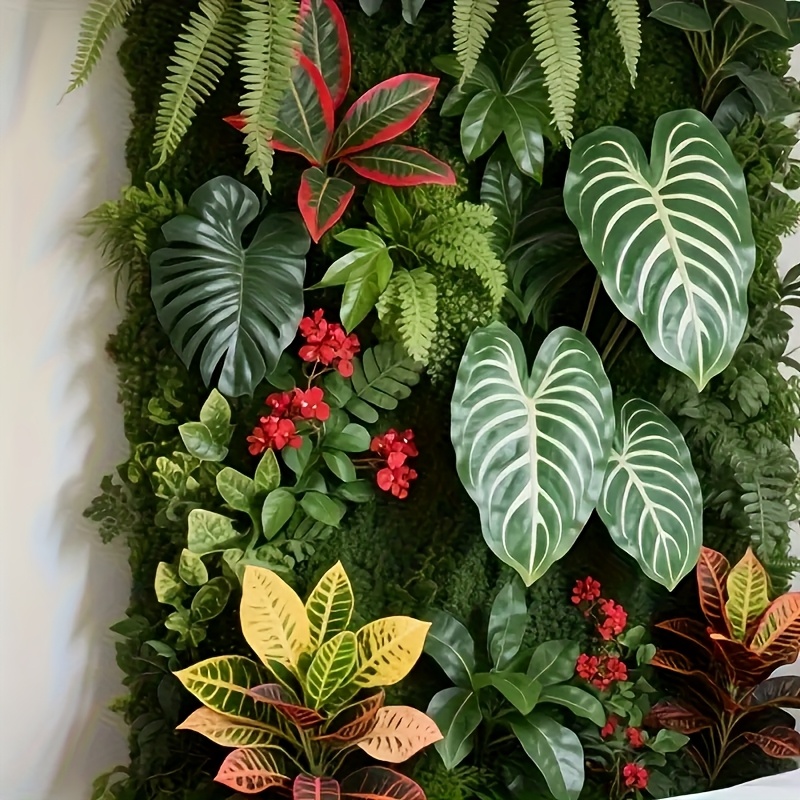 Outdoor Green Plant Wall Panel - đánh giá và giá Flower Wall Panel